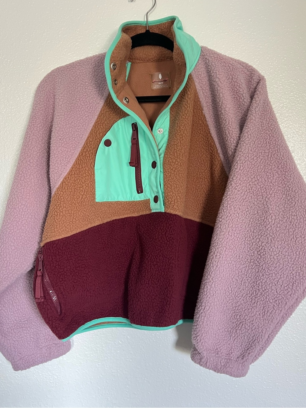 Free people movement Hit the slops fleece pullover size xs